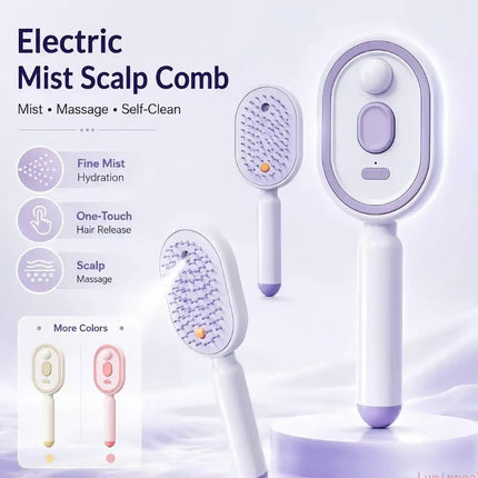 ✨ HydraMist™ Hair Comb – Detangles, Hydrates & Reduces Frizz