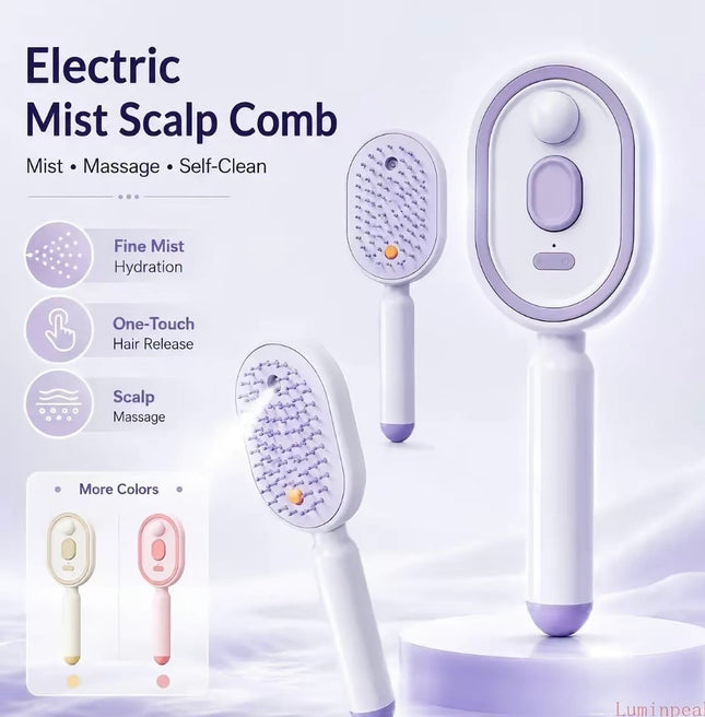 ✨ HydraMist™ Hair Comb – Detangles, Hydrates & Reduces Frizz